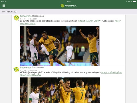 Caltex Socceroos Official App screenshot 4