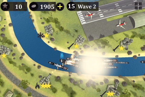 Warships Tower Defense Battle FULL screenshot 2