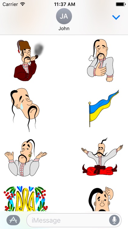 Ukrainian Cossack Stickers