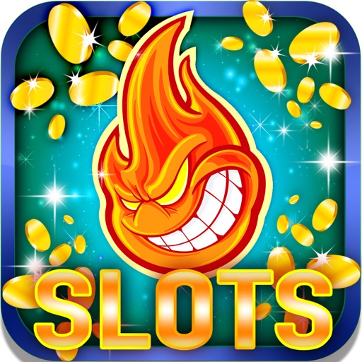 Burning Slot Machine: Hit the firestorm bonus icon