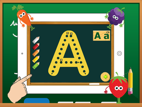 A-Z English Alphabet Kids - Fruits and Vegetables screenshot 3