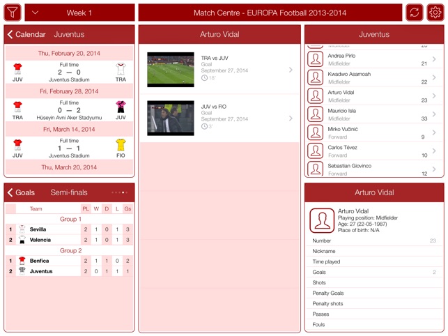 EUROPA Football 2015-2016 - Match Centre(圖2)-速報App