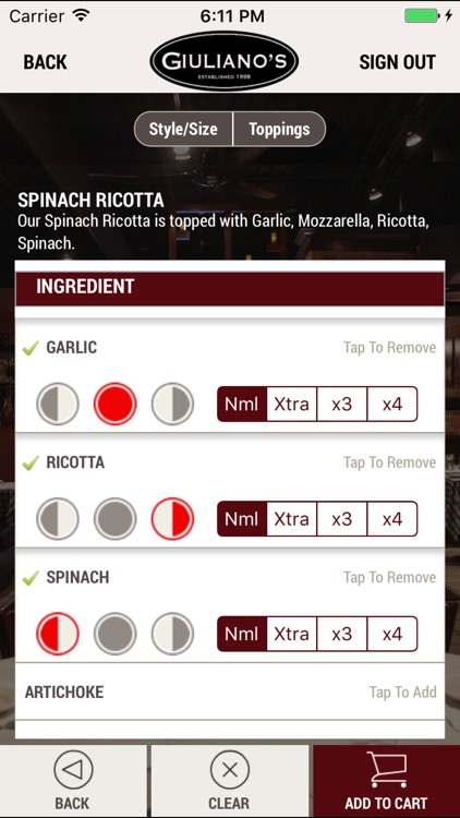 Giuliano's Pizza screenshot-3