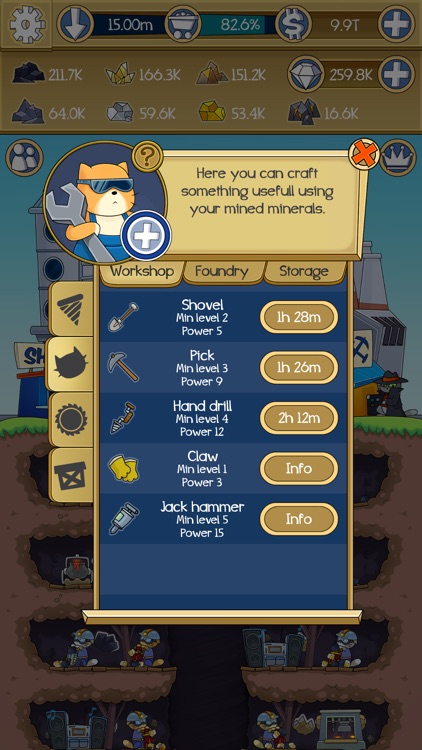 Dig it! cat mine - epic business strategy game screenshot-3