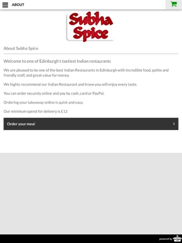 Subha Spice Indian Takeaway screenshot 4