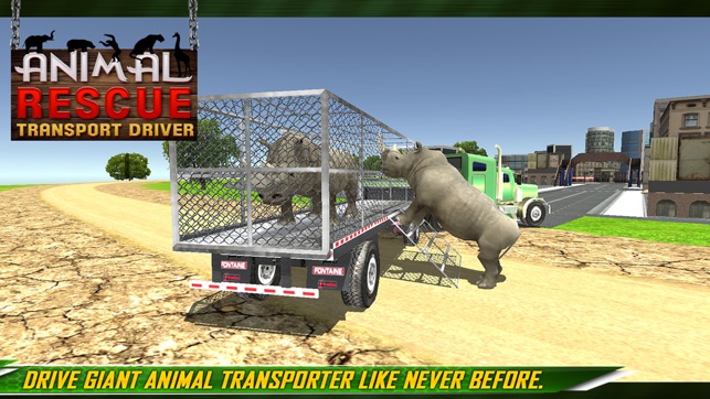 Wild Animal Rescue Service Truck Driver Simulator(圖1)-速報App