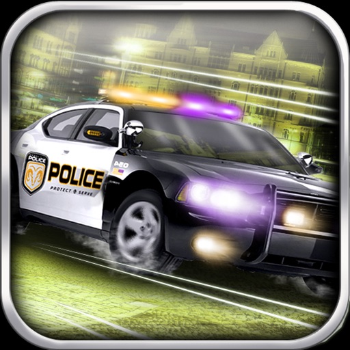 Police Chase 3D. Crime Town Police Car Simulator iOS App