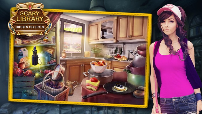 Scary Library Hidden Objects Game