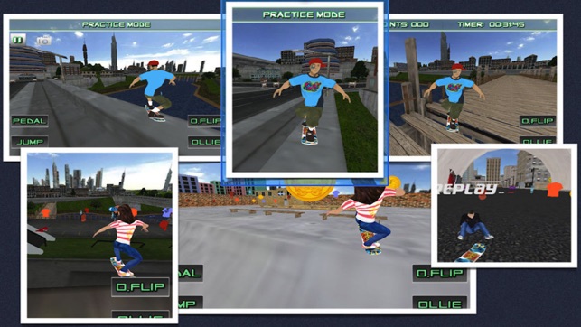 Skateboarding 3D Skater Die Hard Skate Board Game(圖5)-速報App