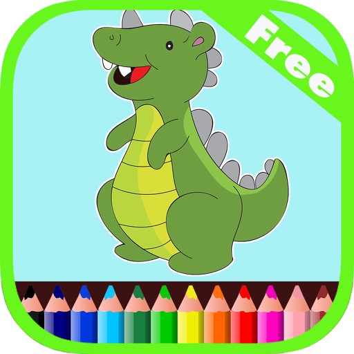 Dinosaurs Coloring Book For Kids Game Free