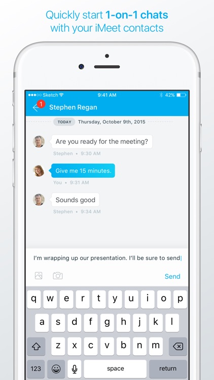 iMeet Chat – Messaging & Collaboration Tool