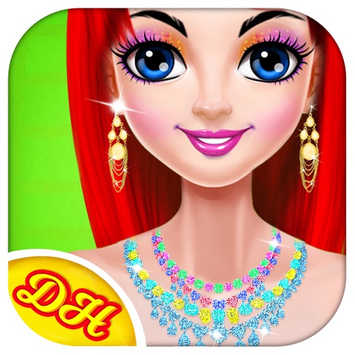 Diamond jewelry maker - Fashionable locket girls iOS App