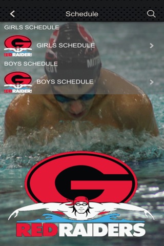 Greenville Red Raiders Swim screenshot 2
