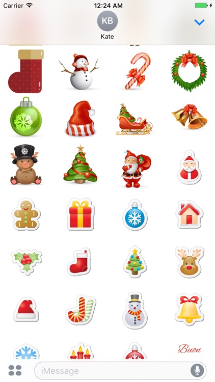 Merry Christmas Stickers Pack for iMessage