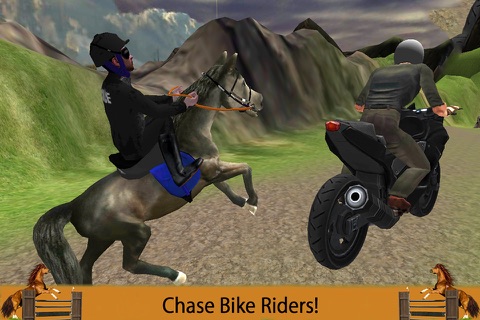 Mounted Horse Police Officer Chase & Arrest Criminals screenshot 2