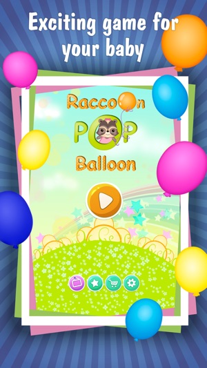 Candy Raccoon: Pop Balloons