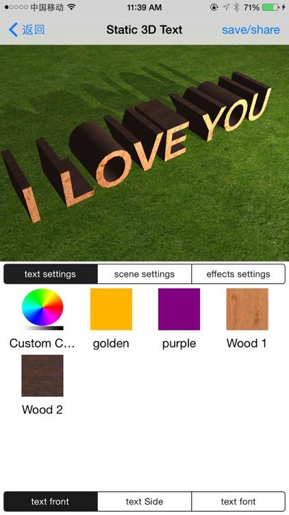3D Text-Three dimensional font maker