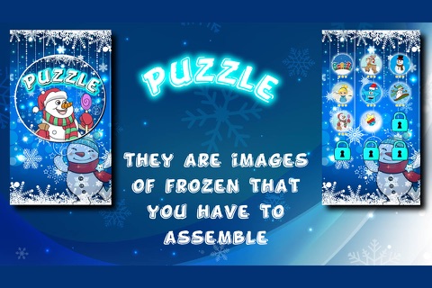 Frozen Puzzles Slide screenshot 2