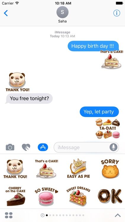 Cake Jokes Animated Stickers