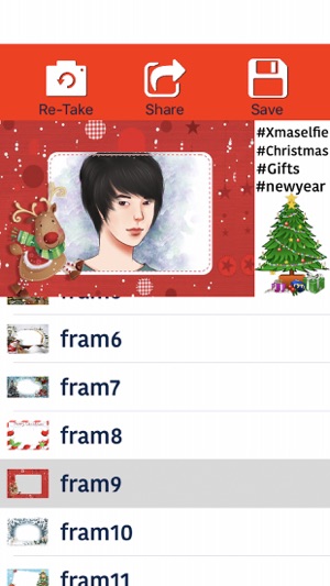 Merry Christmas Photo Fram-xmas selfie elfyoursel(圖2)-速報App