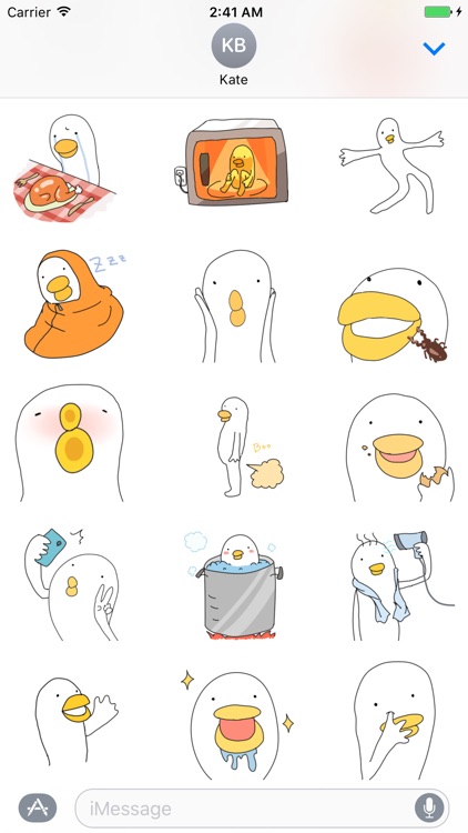 The Crazy Duck Stickers