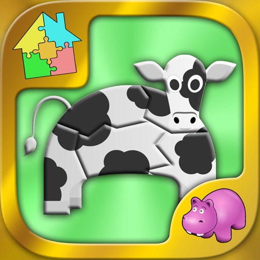 Farm Jigsaw Puzzle - Animals and Plants Icon