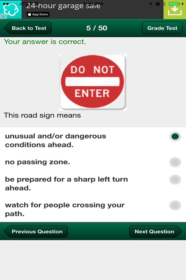 Washington Basic Driving Test screenshot 4