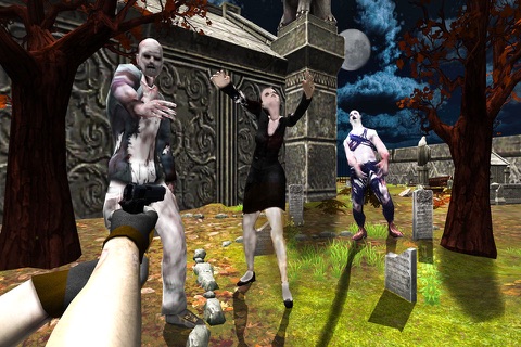 Zombie Graveyard Shooting- Dark Halloween Survival screenshot 2