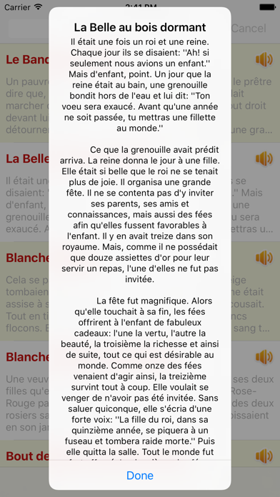 How to cancel & delete Contes de Grimm - 110 Audio Contes from iphone & ipad 4