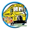 Draw Game The Bus Coloring Page Game Edition