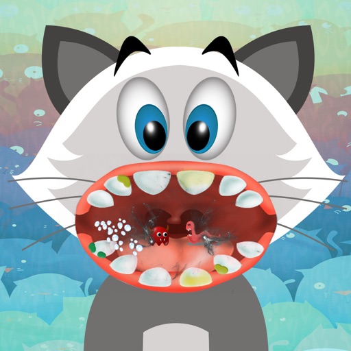 Cute Kitty Cat Dentist Game Free iOS App