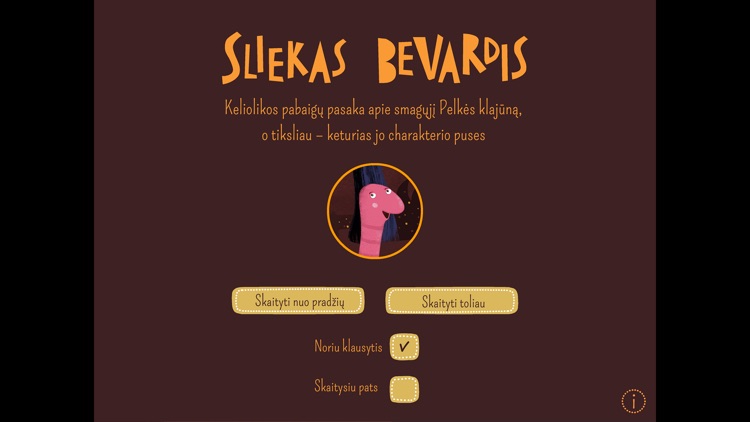 SLIEKAS BEVARDIS: lietuviška interaktyvi pasaka screenshot-4