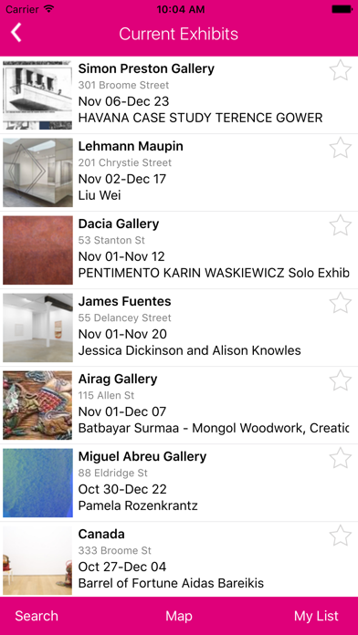 How to cancel & delete NYC Galleries from iphone & ipad 2