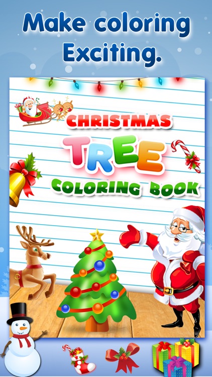 Christmas Tree Coloring Book - 70+ Color Pages