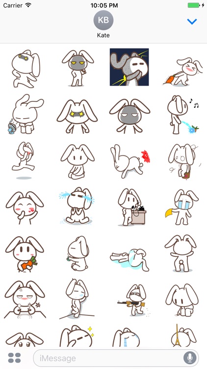Rabbit Animated Emoji Stickers screenshot-3
