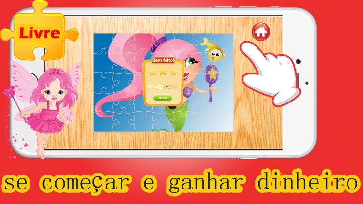 Quebra-Cabeça da Princesa Sereia no Jogos Educativos Grátis para Crianças e Jardim de Infância screenshot-3