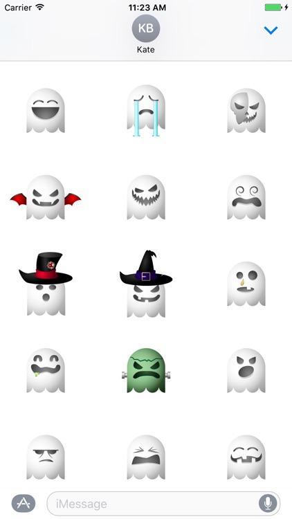 Halloween Ghosts Sticker 2