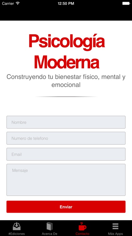 Revista Psicología Moderna screenshot-3