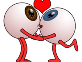 Strange expressive eyeball creatures that are perfect for any chat