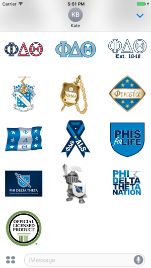 GreekMoji - Phi Delta Theta Sticker Pack(圖2)-速報App