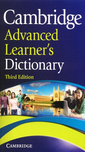 Cambridge Advanced Learner's Dictionary 