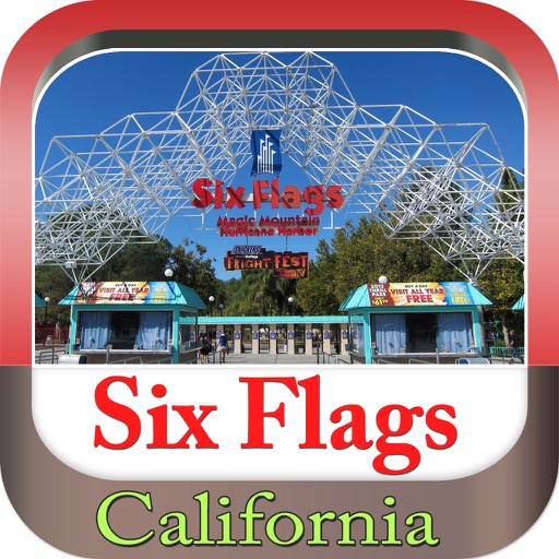 Great App For Six Flags California Guide icon