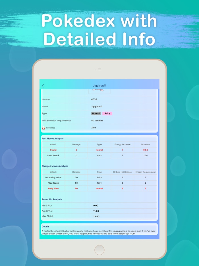 Egg Chart for Pokemon GO - Eggs Hatch Distance