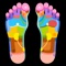 The perfect interactive reflexology chart for both feet & hands