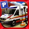 Ambulance Driving Test Emergency Parking - City Hospital First Aid Vehicle Simulator