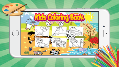 How to cancel & delete Pet Animal Coloring Pages for Kids Painting Lesson from iphone & ipad 1
