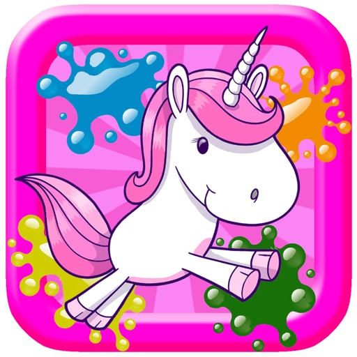 Coloring Books Free Game Little Unicorn For Kids icon