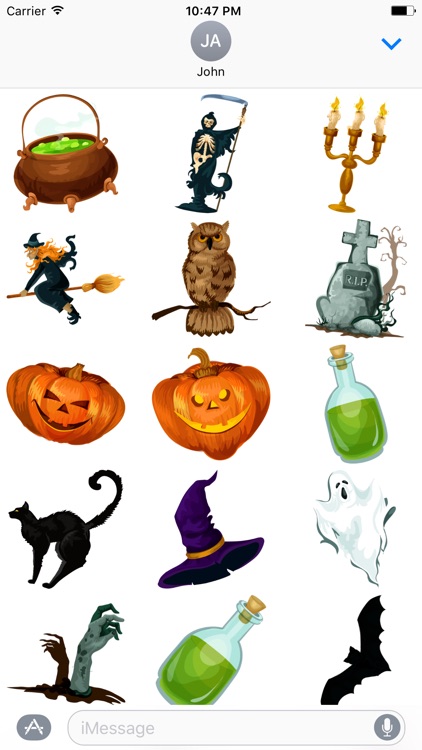 Crazy Halloween Sticker for iMessage #8