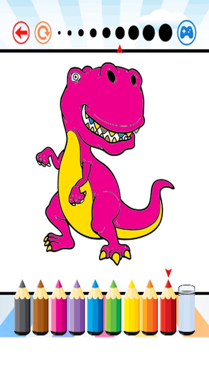 Dinosaur Coloring Book - Dino Paint for Kids screenshot-4