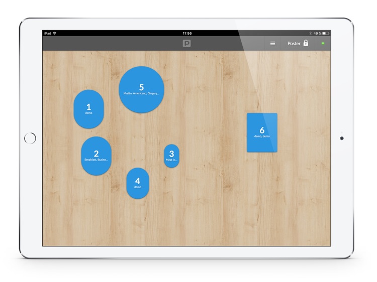 Poster — tablet POS